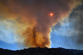 fire tornado - shutterstock