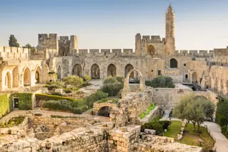 Ancient City Jerusalem, Israel at the Tower of David - Shutterstock