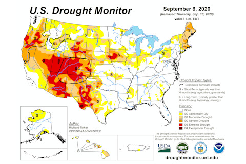 Drought Conditions - U.S. Drought Monitor