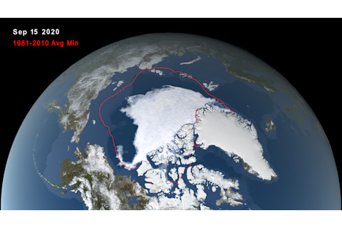 Arctic Sea Ice Minimum Sept. 15, 2020