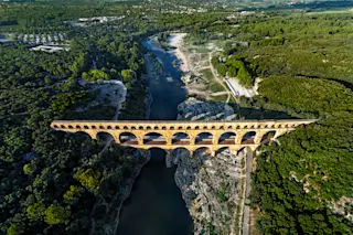 Roman aquaduct - shutterstock