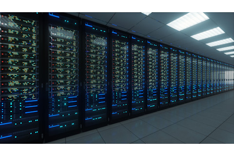 Computer servers in data center - Shutterstock