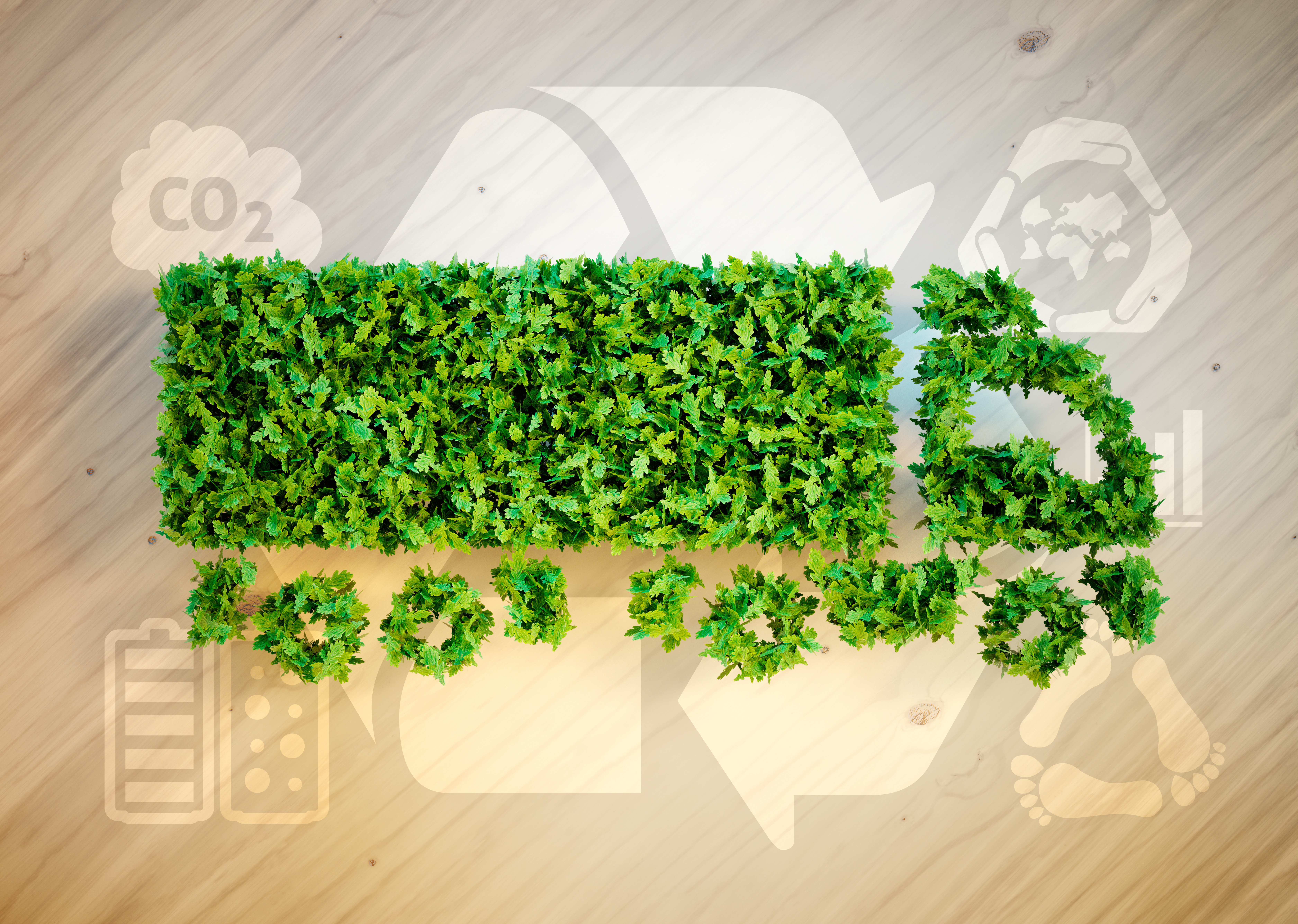 Green sustainability truck