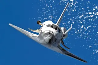 Discovery STS120 2007 View From ISS
