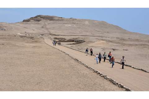 Pachacamac archeological complex near Lima, Peru