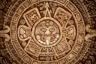 Maya symbols art - shutterstock