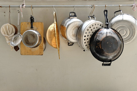 pot and pan collection - shutterstock