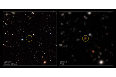 Brown dwarfs hover right at the edge of visibility. A group of citizen scientists brought this one into view by zeroing in on its infrared signature. (Credit: A. Meisner/NOIRLab/NSF/AURA)