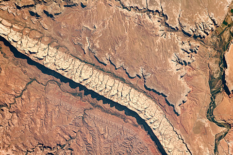 Astronaut Photograph of Comb Ridge