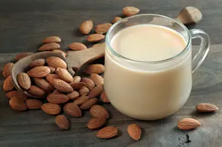 almond milk - shutterstock