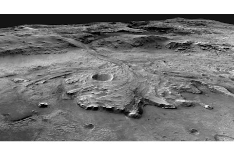 jezero crater river delta