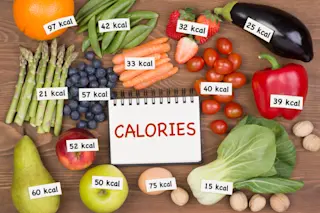 calorie labels on fruits and veggies - shutterstock 1050656288