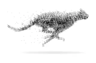 animal speed illustration - shutterstock 395575822