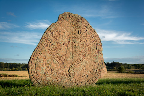viking runestone - shutterstock 535948036