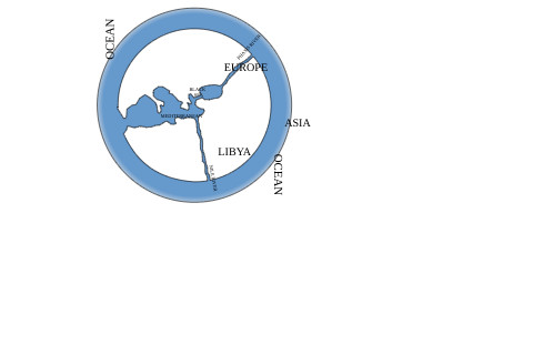 Anaximander world map-en