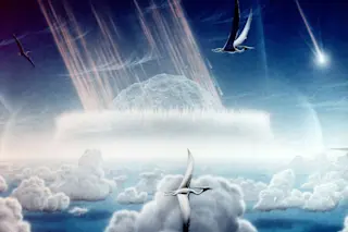 Artist Impression of Chicxulub Impact