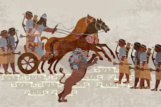 Akkadian mural