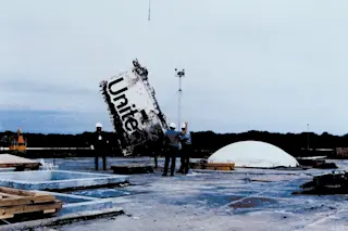 Challenger shuttle remains