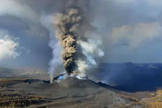 La Palma Eruption on October 26, 2021