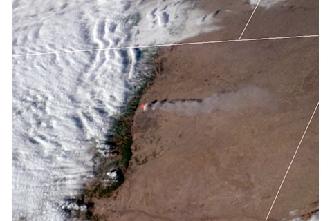 The Marshall Fire as Seen from Space
