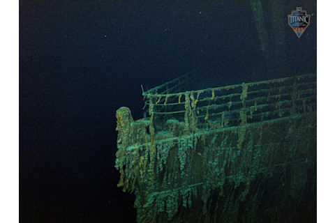 The bow of the Titanic