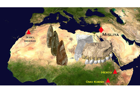 Herto and Omo Kibish Map - Rolf Quam