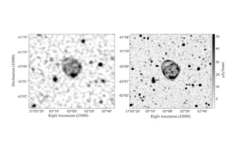 Odd radio circle comparison