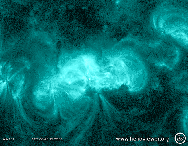 Solar Flares March 28 2022