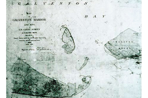 map of galveston bay