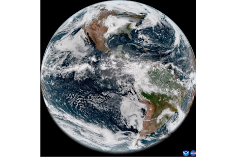 GOES-18 Full Disk View of Earth