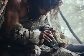 simple stone toolmaking