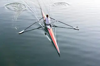 Female rower