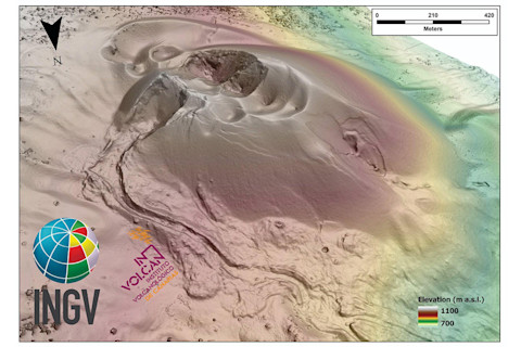 High Resolution DEM of the 2021 La Palma Eruption