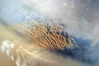Martian dust storm