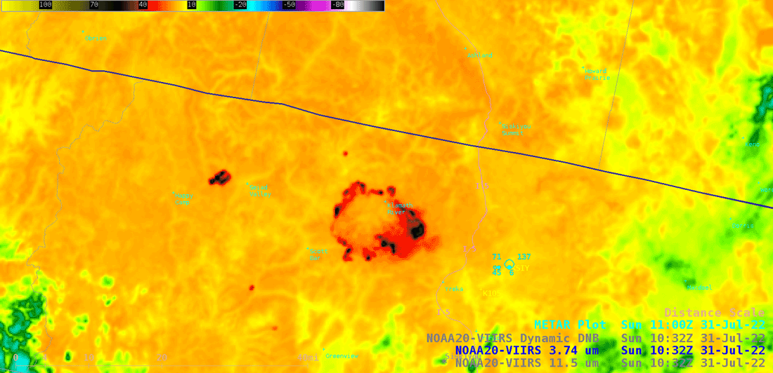 McKinney Fire Burns Hot