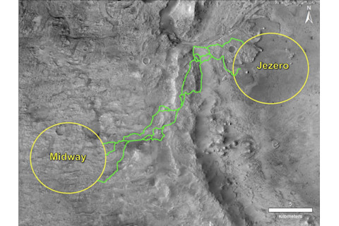 Mars2020 traverse