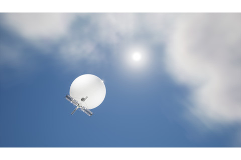 3d illustration rendering of a military spy balloon