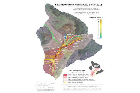 Mauna Loa lava flows