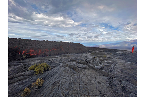 Front of a Mauna Loa Lava Flow