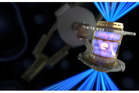 Nuclear Fusion, the National Ignition Facility’s laser energy is converted into X-rays inside the hohlraum, which then compress a fuel capsule until it implodes, creating a high temperature, high pressure plasma.