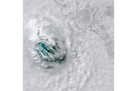 Eye of Hurricane Ian