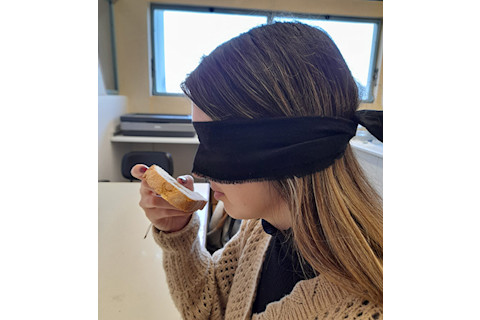 p-smell-bread-blindfolded