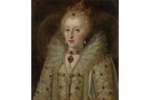 Portrait of Elizabeth I, Queen of England, by Anonymous, c. 1550-99,