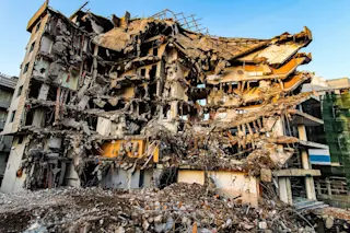 Earthquake destruction in Turkey, 2023
