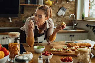 Tasting food