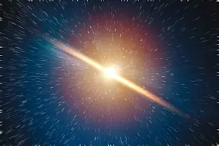 Universe expansion illustration