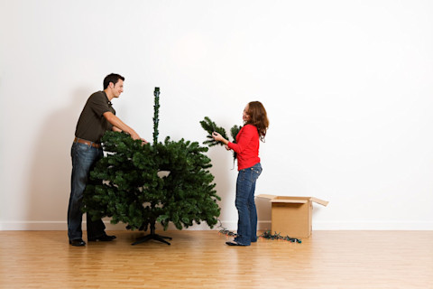 Artificial Christmas tree - Shutterstock