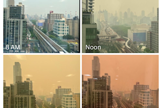 Wildfire smoke in NYC