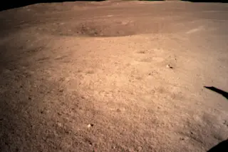 #China's Chang'e-4 probe sends back world's first close shot of moon's far side after historic soft landing on uncharted area  