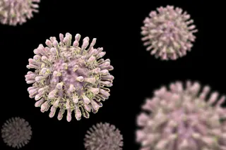 HIV virus illustration
